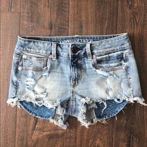 American Eagle Festival Low Rise Shortie Shorts